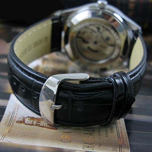 Vigoroso WA068.H Men'S Sport Day Date Black Leather Automatic Self Winding Watch thumb #5