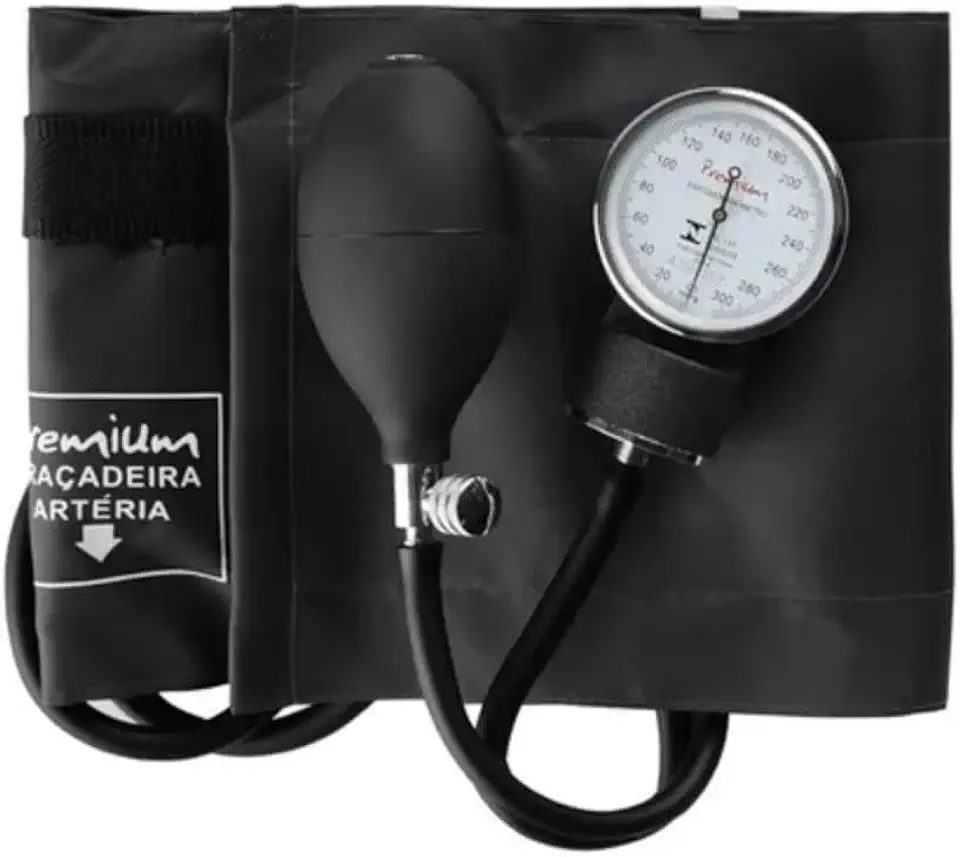 Esfigmomanometro Em Nylon Premium Preto