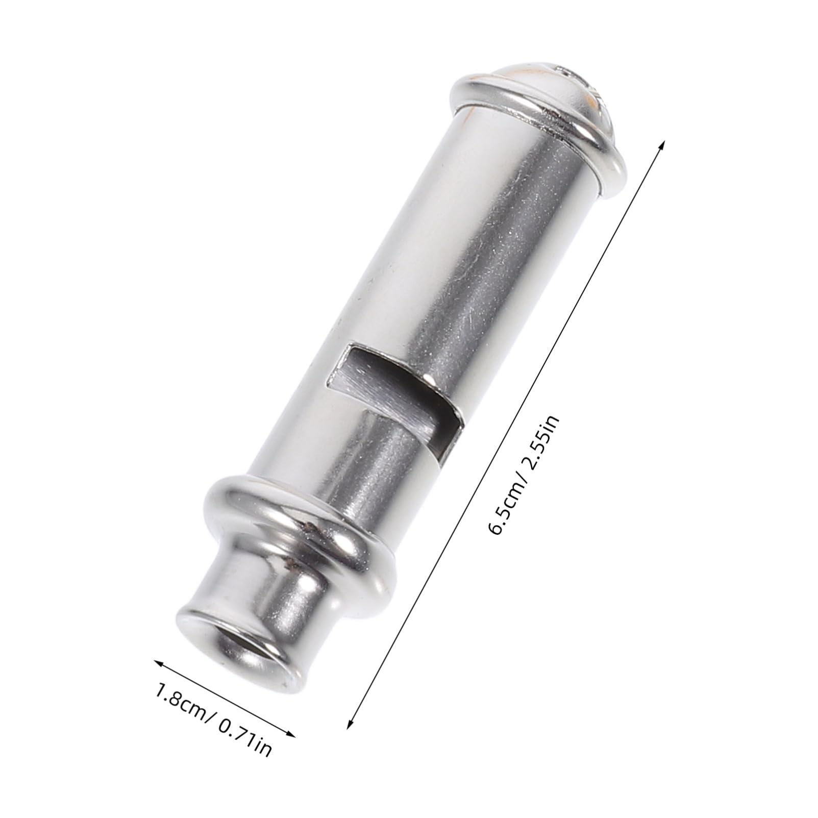 HANABASS Outdoor Survival Whistle Stainless Steel Construction Loud Whistle for Hiking and Pet Training