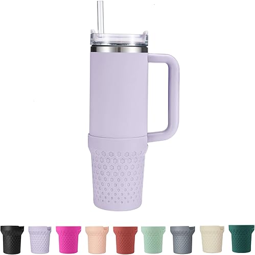 Botas de silicona para Stanley, protector inferior de copa, accesorios para Stanley Quencher H2.0 FlowState Tumbler 40ozStanley Adventure Quencher disponible en Yaxa Peru