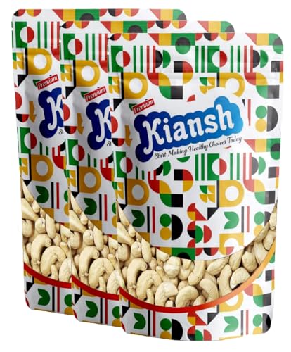 Image of Kiansh Dry fruits (Cashew /Kaju roasted, 600g)