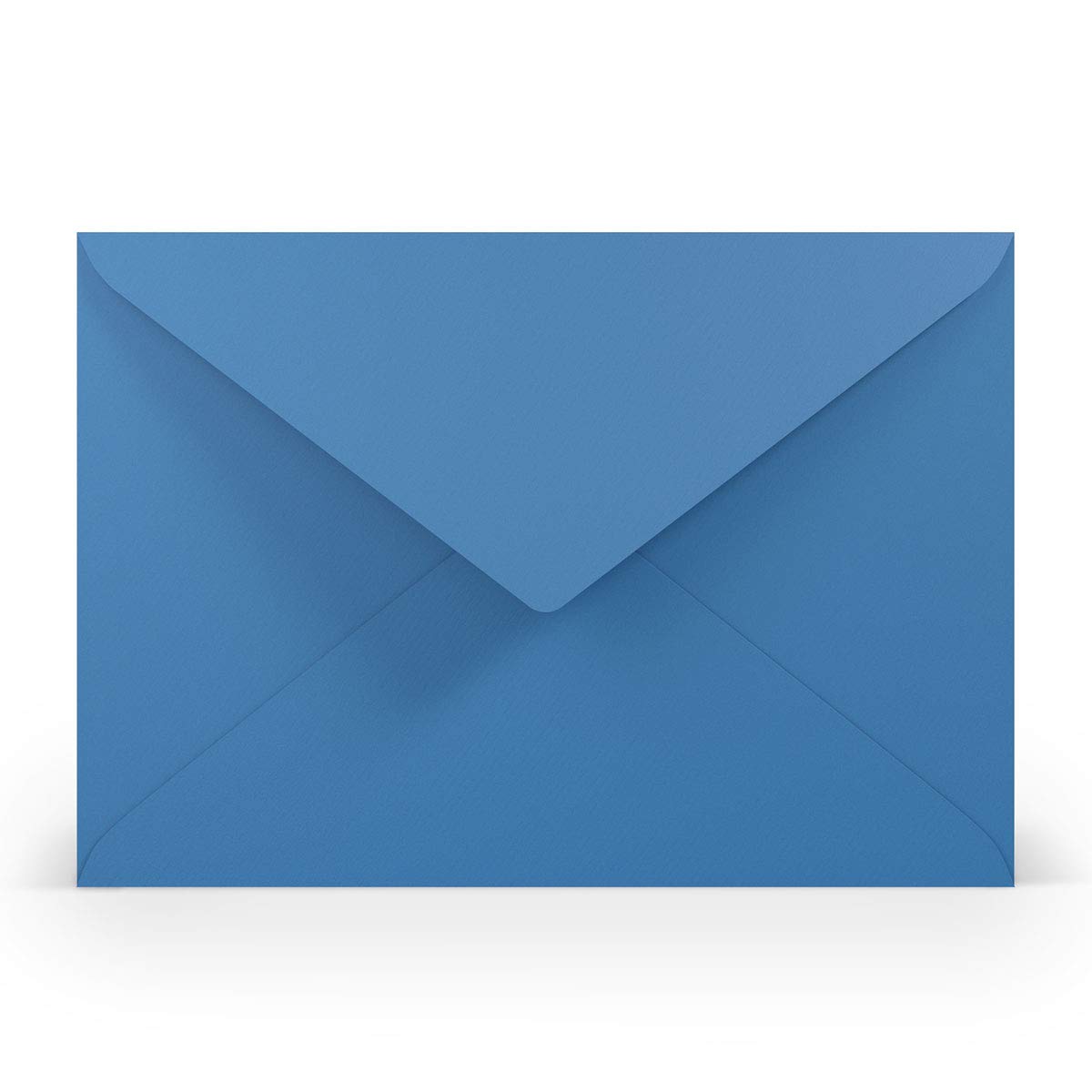 PAPERADO 75 kopert DIN C5 stalowo-niebieskie, prążkowane, królewski błękit, koperta bez okienka, 15,7 x 22,5 cm, koperty z klejeniem na mokro, spiczasta klapa