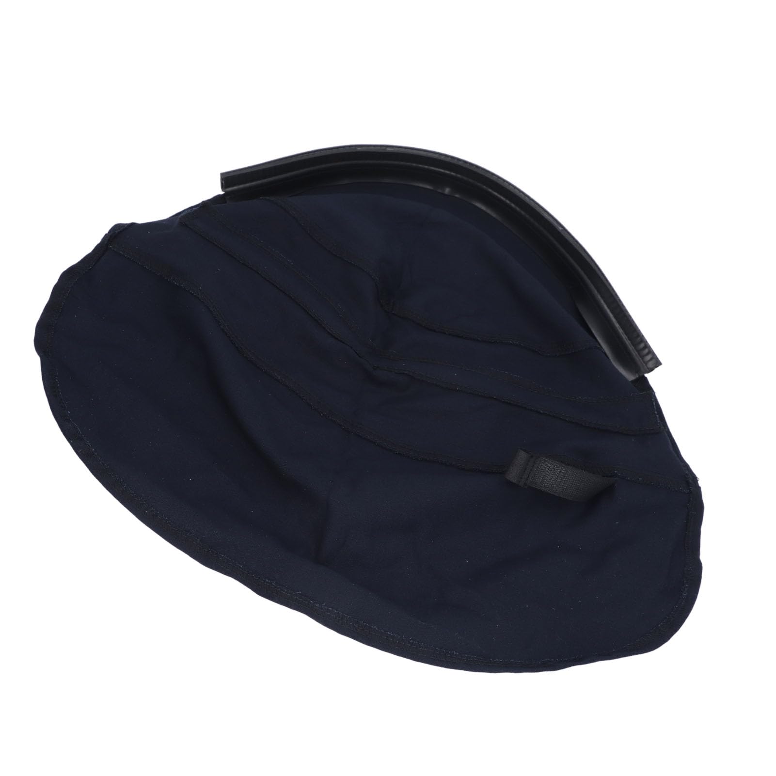 17 x 18 inches Flame Retardant Welding Helmet Fabric Cover, Dark Blue Welding Cotton Head Neck Protector, with Press Fit Rubber Seal, for MIG, TIG, and Stick Welding