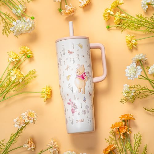 Image of Zak Designs Winnie the Pooh 30oz Spill-Proof Insulated Travel Tumbler (Pack of 9)