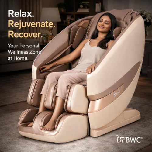 Image of 4D Massage Chair Full Body| Zero Gravity SL Track| AI Chair for Home| Foot & Calf Massager| Luxury Electric Automatic Chair for Back Pain|Smart Remote