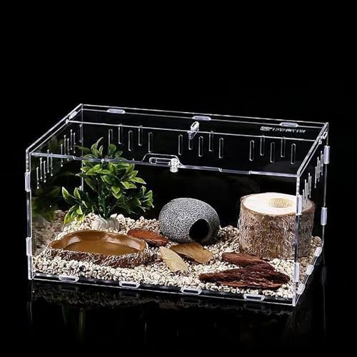 Mini-Reptile-Terrariums-Tank-Tarantula-Enclosure-Chameleon-cage-Amphibians-Habitat-Cages-for-Small-Reptiles-Geckos-Snakes-Lizards-Turtles-Serpents-Acrylic118-78-59-inchs
