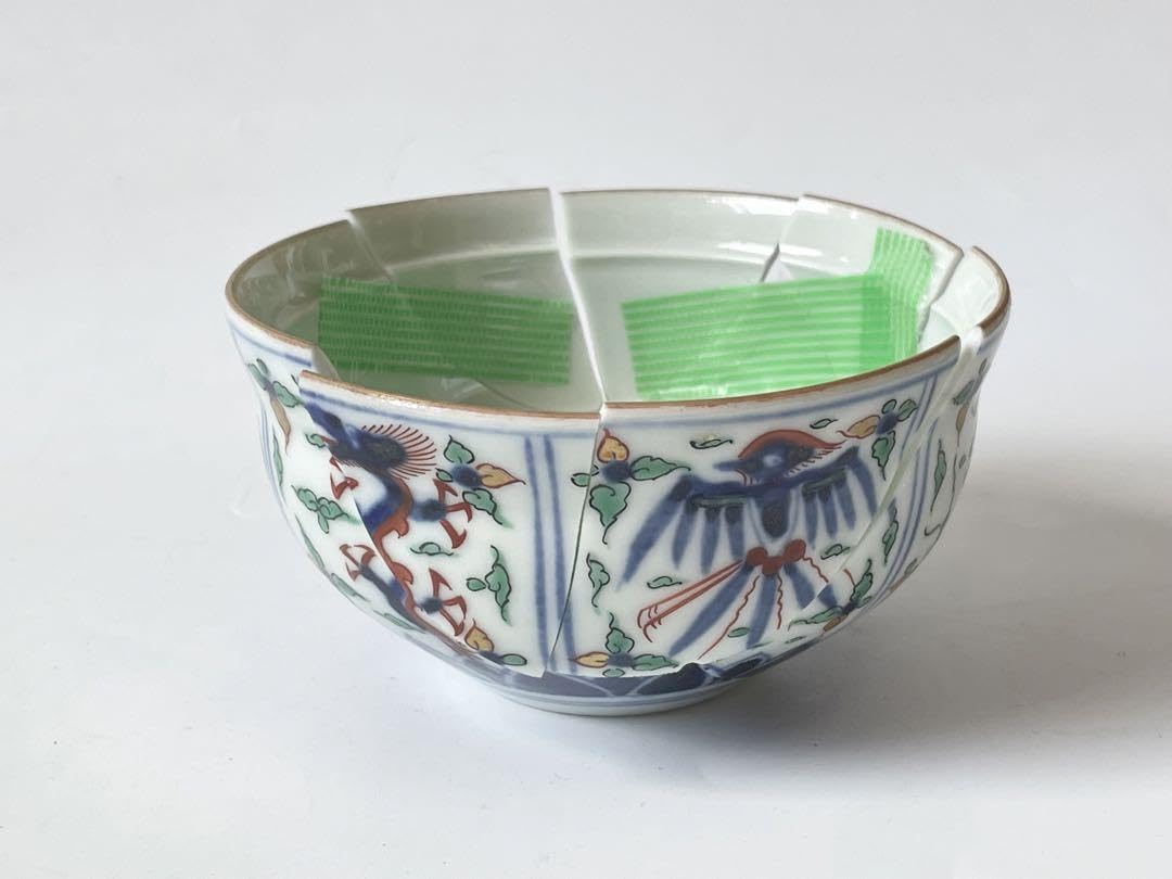 古伊万里　色絵茶碗　金継ぎ 古伊万里 色絵茶碗 金継ぎ Amazon.co.jp: 骨董 アンティーク 金