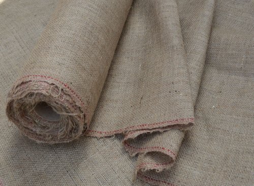 Tela de arpillera al corte The Glass Pebble Shop , beige, 5 m