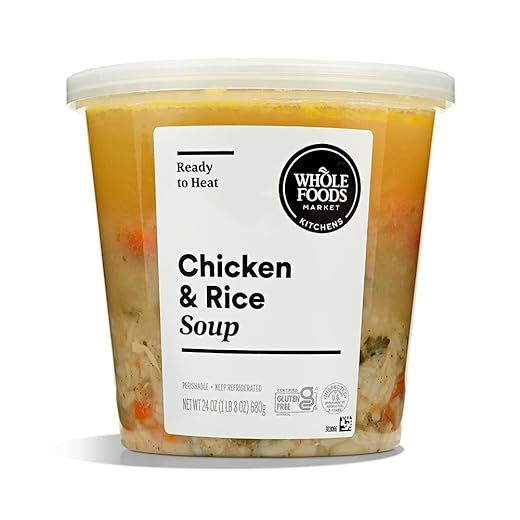 Whole Foods Market Kitchens, Chicken & Rice Soup, 24 Ounce