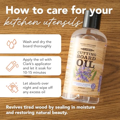 Aceite para tablas de cortar CLARK'S 12 oz miniatura 3