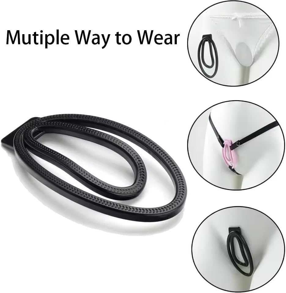 Miniatura 6 de Dispositivo de bloqueo de jaula de castidad masculina, clip de pene, jaula de bloqueo para pene para mariquita y labios de camello, simulador