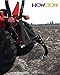 Hitch Mounted Trencher Fits 3 Point Hitch, Heavy Duty Subsoiler, Hitch Lawn Ripper for ATV/UTV Tractor, Updated Adjustable 16