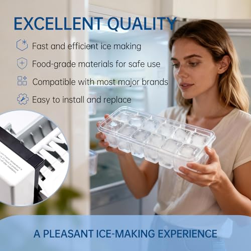 2198597 RIM597 Ice Maker Replacement Kit Replaces W10122502 626663 1016069 | 2198597 RIM597 fridge ice maker food grade sensor design fits Whirlpool Maytag KitchenAid leak ice fault repair