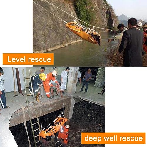 Immobilisation de la planche vertébrale avec cette civière pliante de secours - 7