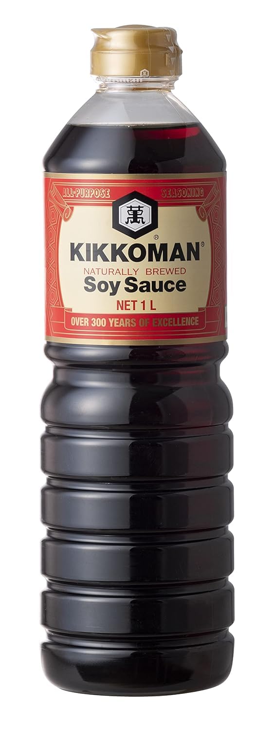 Kikkoman Naturally Brewed Soy Sauce - 1 Litre | Made in Japan, All Purpose Seasoning - 4 ingredients- Soy Beans, Salt, Water, Wheat | Vegetarian, No Added Colour or Preservatives (B08334GDLF) Amazon Price History, Amazon Price Tracker