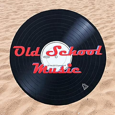 Toalla de Playa Microfibra BE CRAZY THE BRAND Old School Music Cover