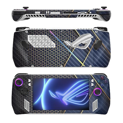 Image of MightySkins Carbon Fiber Skin Compatible with Asus ROG Ally - Modern Hex | Protective, Durable Textured Carbon Fiber Finish | Easy to Apply