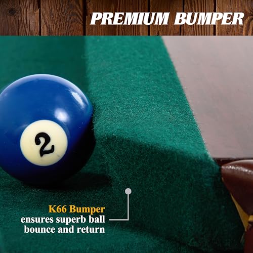 Image of Barrington Billiards Drop Pocket Pool Table with Complete Accessory Set