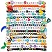 Handmade Kandi Bead Bracelets for Festivals, Parties, Raves by Kandi Bar (12-Pack) (EDM Life)