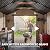 LazySunsets 8x10 Ft Outdoor Storage Shed, Large Resin Outdoor Shed with Floor Included, 3 Windows & Lockable Door, Garden Plastic Storage Sheds for Bike, Lawn Tools, Garbage Can