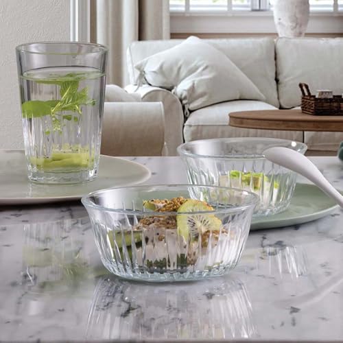 Orgingift Lot de 6 Bols En Verre 140 Ml Bols