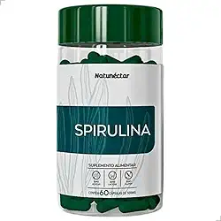 Spirulina - Controle de Glicose e Prevenção De Animia 60 Caps - Natunéctar