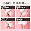 Skinnies Instant Thigh Lift Tape - Patented & Made in USA - Clear Adhesive Strips Instantly Lift Loose Skin and Smooth Cellulite - Sweatproof and All-Day Wear Body Tape for Women - 5 Pairs #3