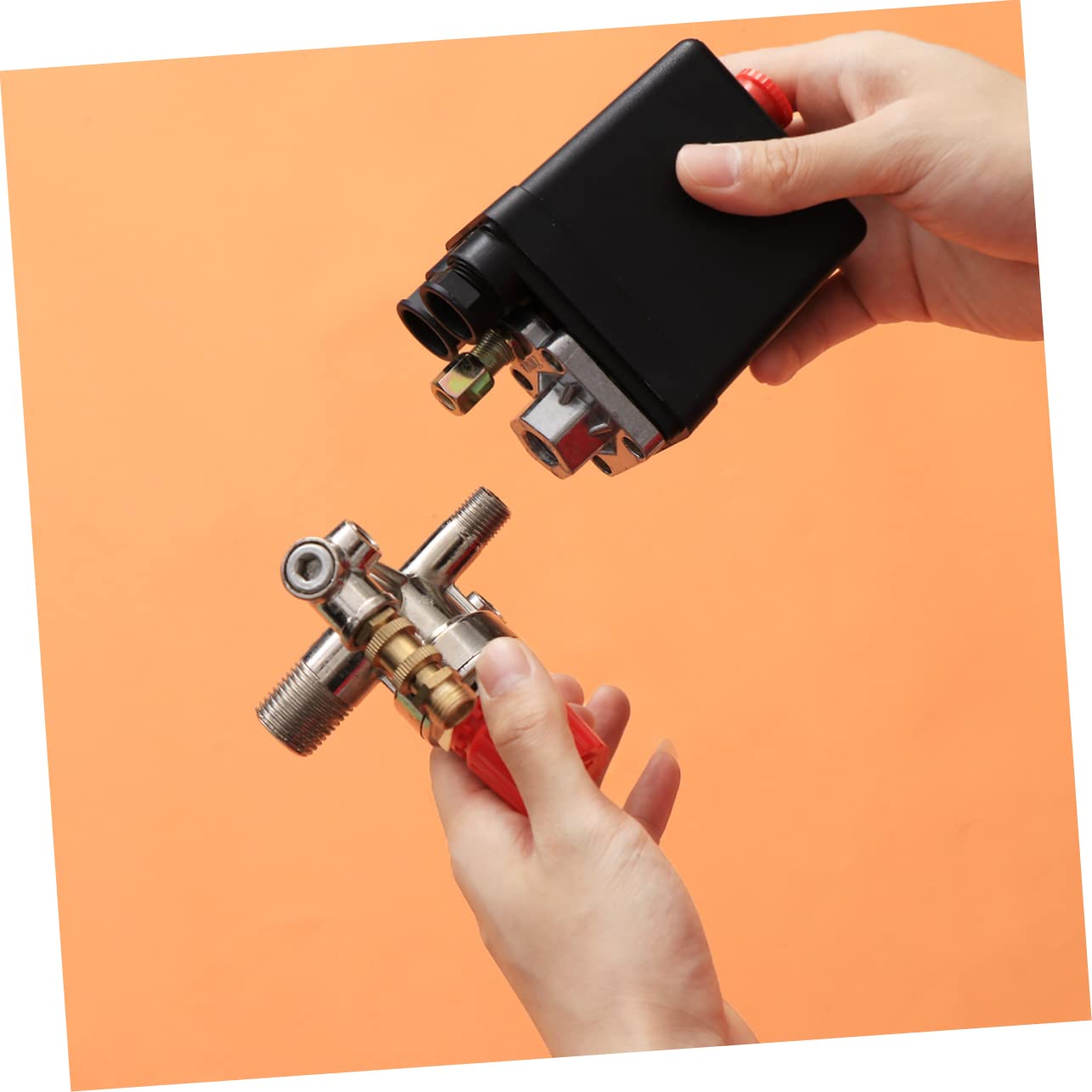 Pressostato per Compressore Aria in Metallo 16a 1, 25 Mpa | Controllo Pressione, Installazione Semplice, Risparmio Energetico, Adatto a Compressore ad Aria