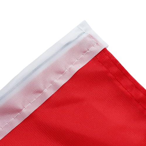 Image of Plain Red Car Flag 18'' x 12'' - Solid - Color Car flags 30 x 45cm - Banner 18x12 INCHES PLASTIC STICK - AZ FLAG