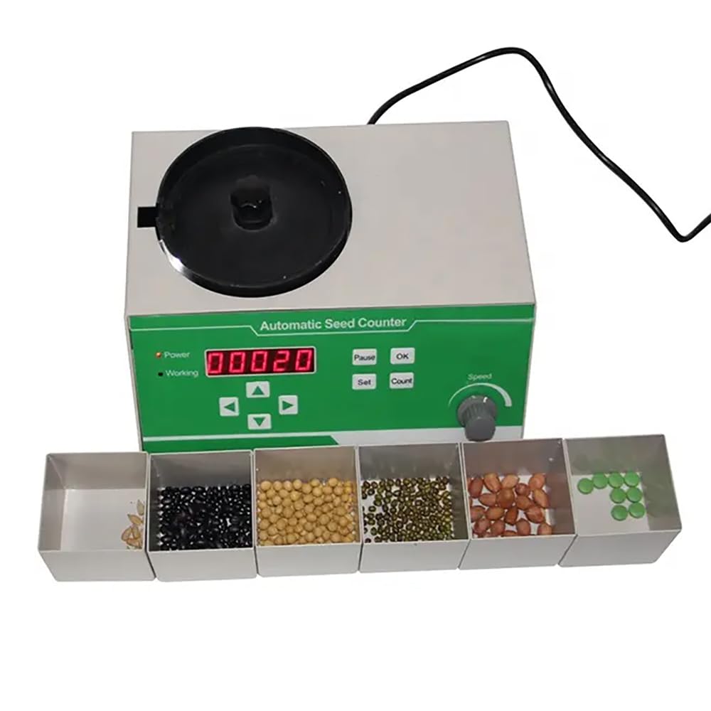 Contador Automático de Semillas 220 V 5 Capacidades de Conteo para Mijo Arroz Soja Maíz