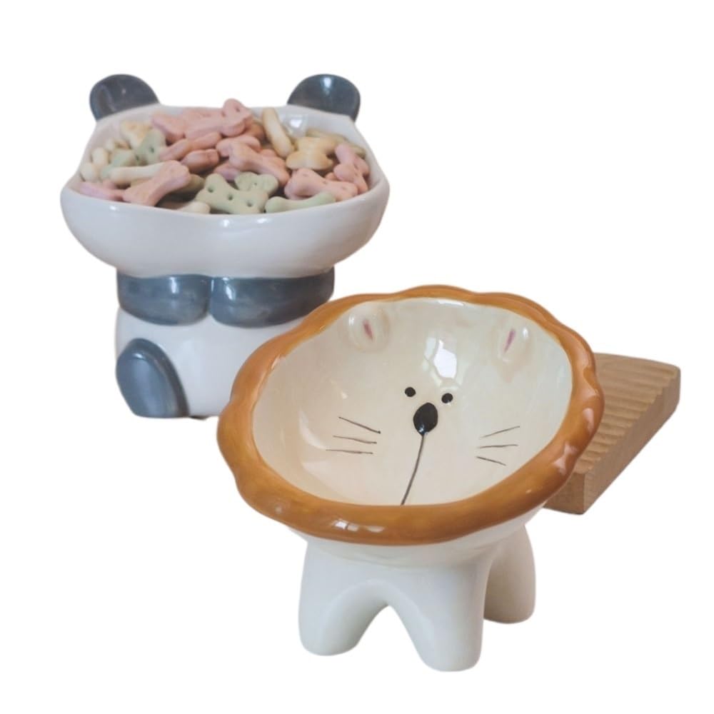 Bol pour animaux de compagnie ergonomique bien-être du cou du chat
