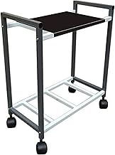 Shop4ever Heavy-Duty Inverter Trolley Stand with Wheels | Adjustable & Rust-Proof Base for Home Inverters & Batteries