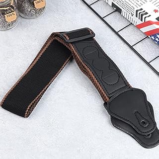 Teegxddy 1 PCS sangle guitare sangle guitare électrique sangle en cuir ukulele sangle basse électrique porte sangle pour… - Les Beatles, Paul McCartney, John Lennon, RIngo Starr, George Harrison Teegxddy 1 PCS sangle guitare sangle guitare électrique sangle en cuir ukulele sangle basse électrique porte sangle pour… – Image 4