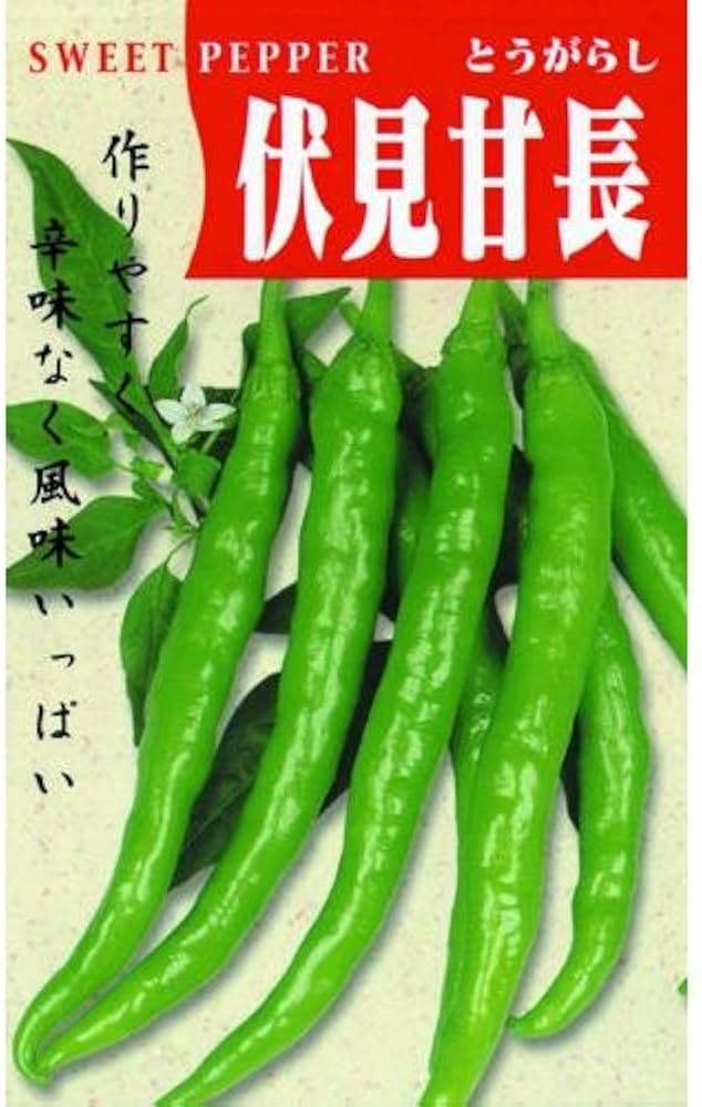 Amazon.co.jp: 唐辛子 種 【 伏見甘長 】 種子 小袋 : DIY・工具・ガーデン
