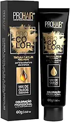 Coloração Profissional 60g Pro Color Cobertura de Fios Brancos Brilho Natural e Acabamento Perfeito (Mix Dourado (Amarelo) 0.33, 60g)