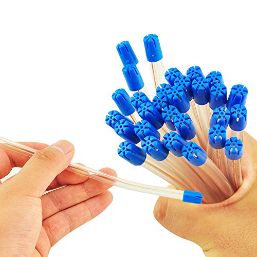 Mike-dental 500 pcs jetables salive éjecteur Aspiration Aspirateur Tube Imbouchable Cover
