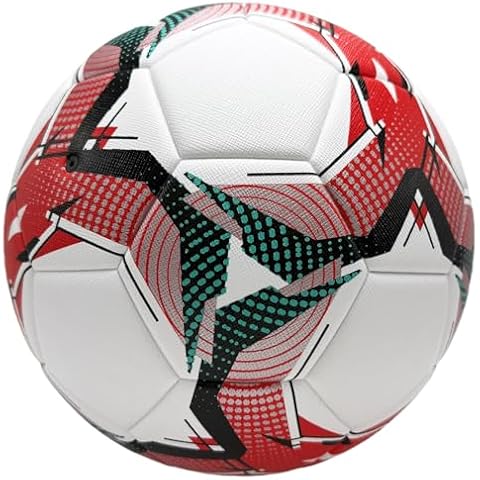 UERMAPTE Size 5 Red and White Soccer Ball Cover