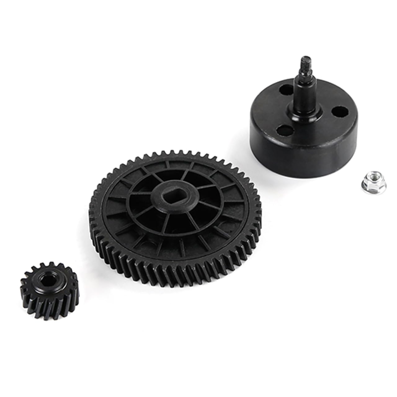 FLMLF Metal Clutch Bell and Helical Gear Kit 57T 17T for 1/5 HPI ROFUN ROVAN King Motor Baja 5B 5T 5SC Rc Car Parts