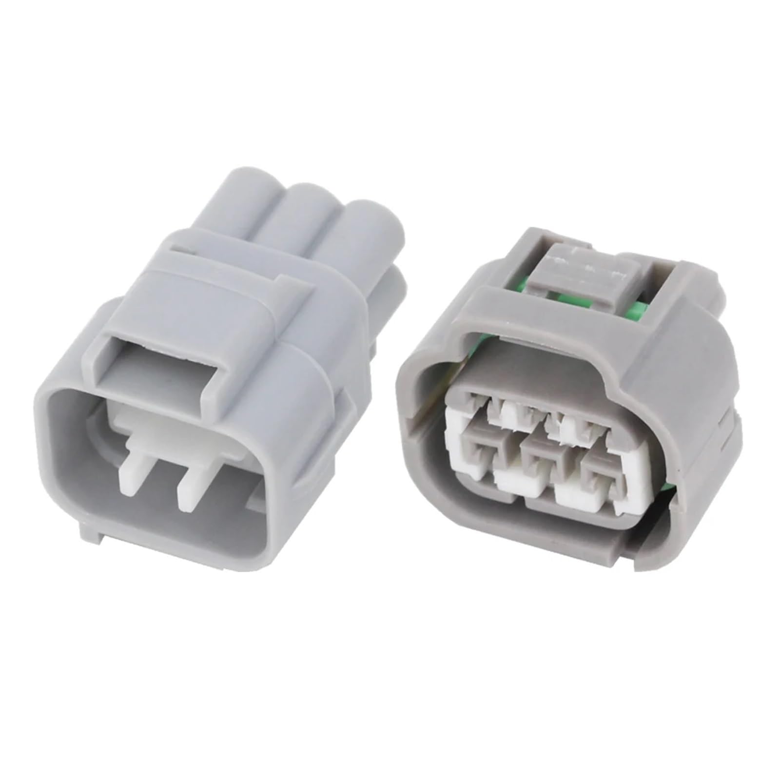 6-poliger Kfz-Stecker, wasserdichter Jacken-Autostecker mit Anschluss 7282-7064-40 und 7283-7064-40, DJ7066Y-2.2-11/21 6P(Color:Male and Female Plug,Size:10 Sets)
