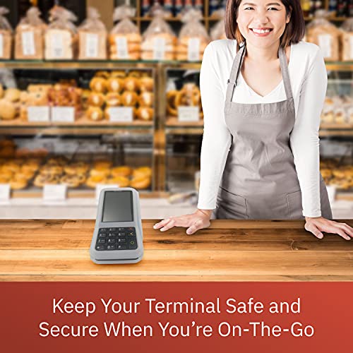 Verifone V400M Protective Carrying Case, Translucent Silicone Credit Card Terminal Sleeve4