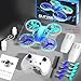 Drone for Kids and Beginners, Quadcopter Indoor Small with 2 Modular Batteries, 360° Flips, 3 Speeds, Auto Hover, LED Lights, Great Valentine‘s Day, Birthday Gift Toy for Boys and Girls