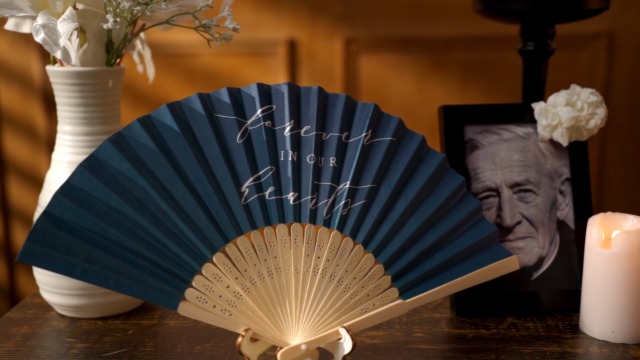 Amazon.com: Threehoney 25 Pcs Funeral Favors Fans Forever in Our