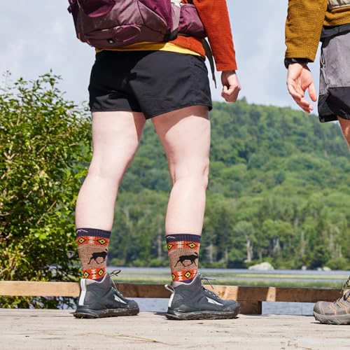 Image of Darn Tough Women's Vanna Grizzle Boot Midweight Hiking Socks, Merino Wool Crew, Breathable Lightweight Hiking Gear