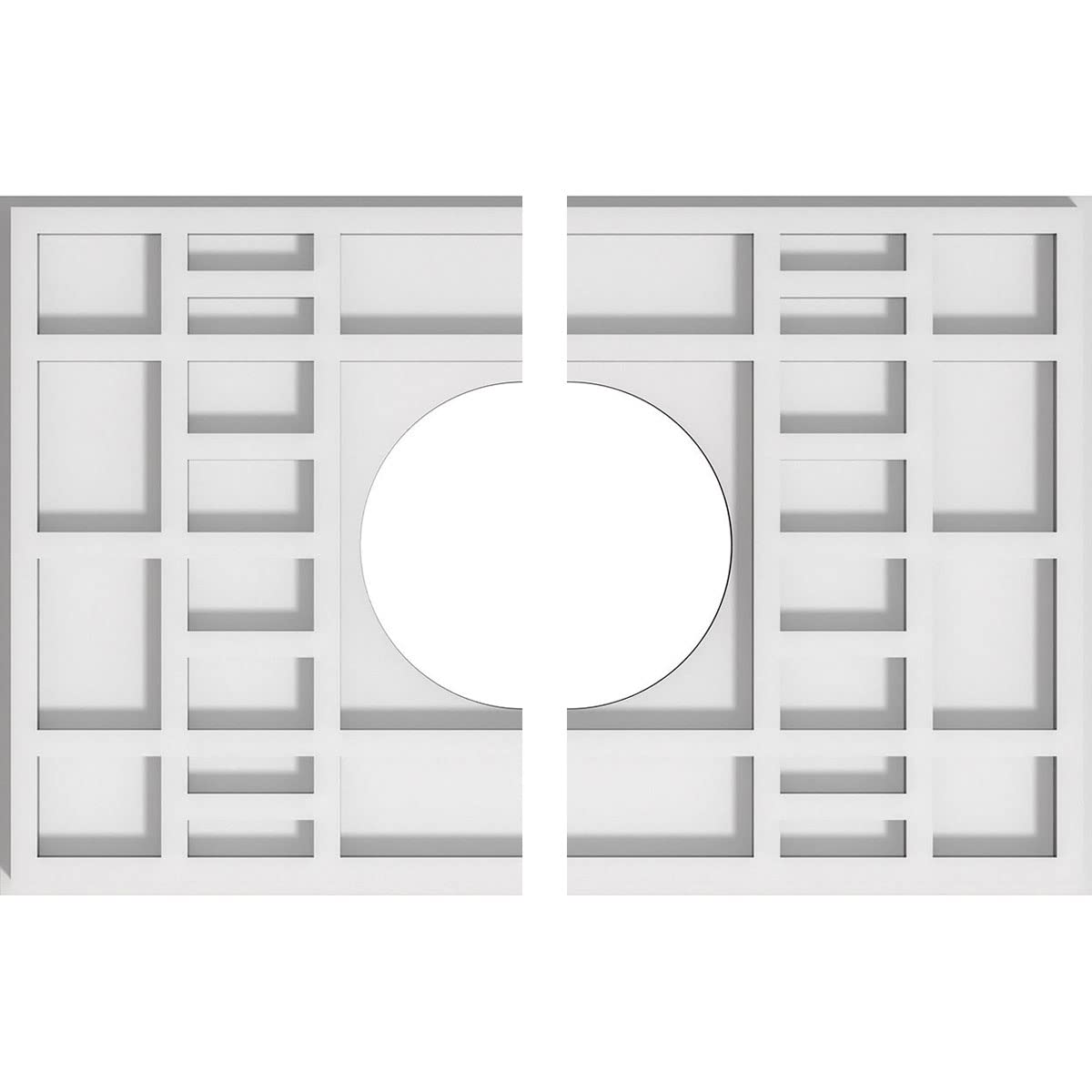 Médaillon de plafond pour sublimer le lustre du salon contemporain
