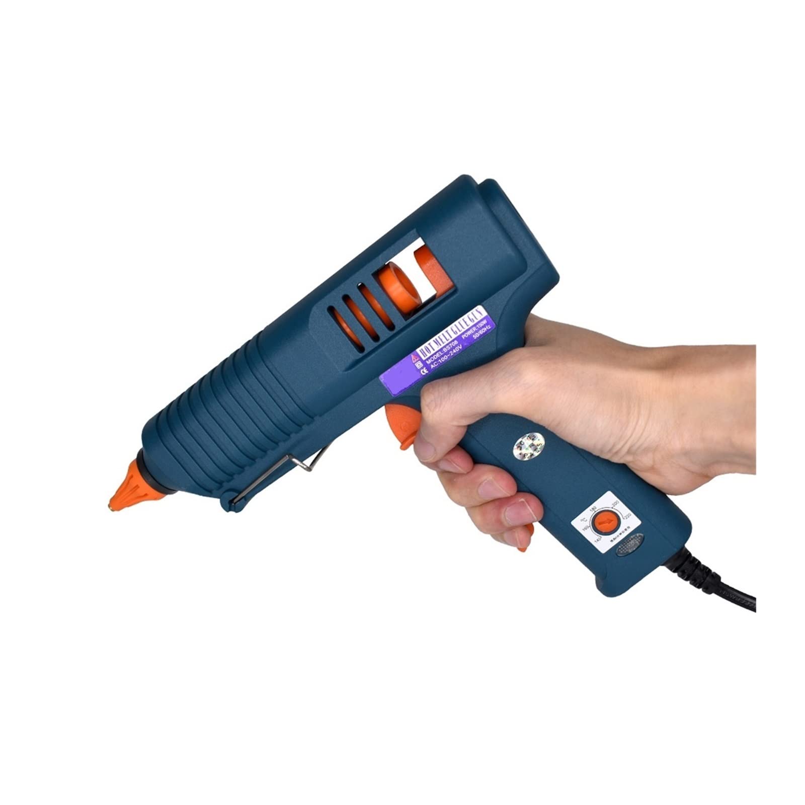 Pistolet Do Klejenia Na Gorąco, Wymienna Dysza, Regulacja Temperatury, Użyj Kleju W Sztyfcie 11mm, Przemysłowego, Używany Naprawy Szybkie Niezawodne Klejenie(SET-1)
