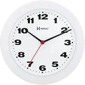 Relógio de Parede Quartz Branco