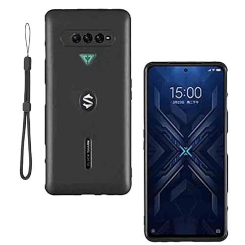 yKSKzXiaomi blackShark 4 / Xiaomi blackShark 4/4 Pro(6.67C`)ΉP[X ϏՌVI~ ubNV[N tH[tH[ viubNjɔX}zP[X _ TPU f/ C菝h~