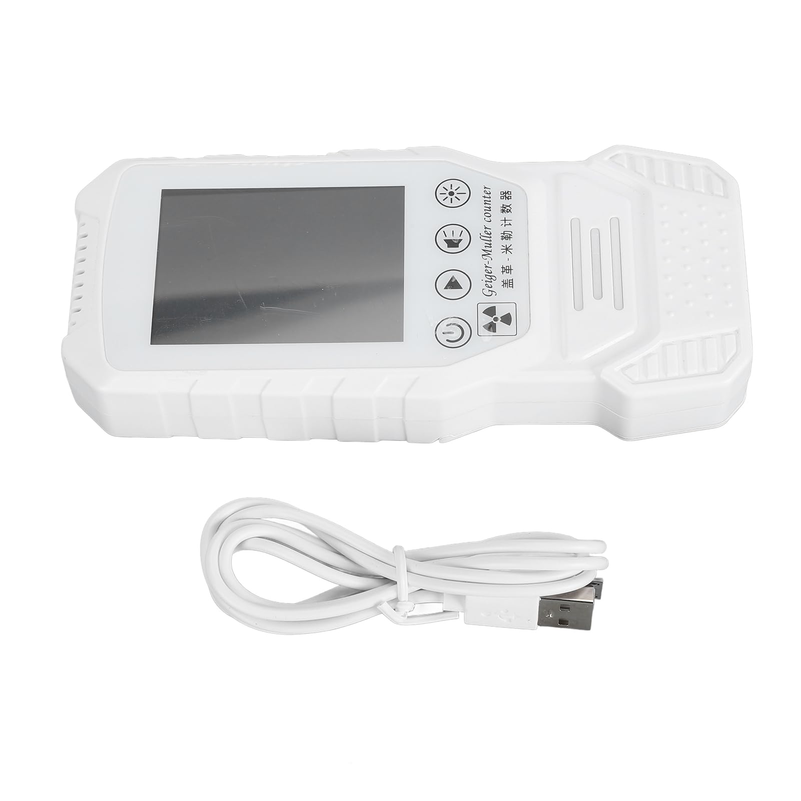 Nuklearstrahlungsdetektor Geiger Counter TFT HD Farbanzeige USB -Wiederaufladungsstrahlungsmonitor Messgerät für X Strahlen y Strahlen β -Strahlen Materialinspektion Umwelttests