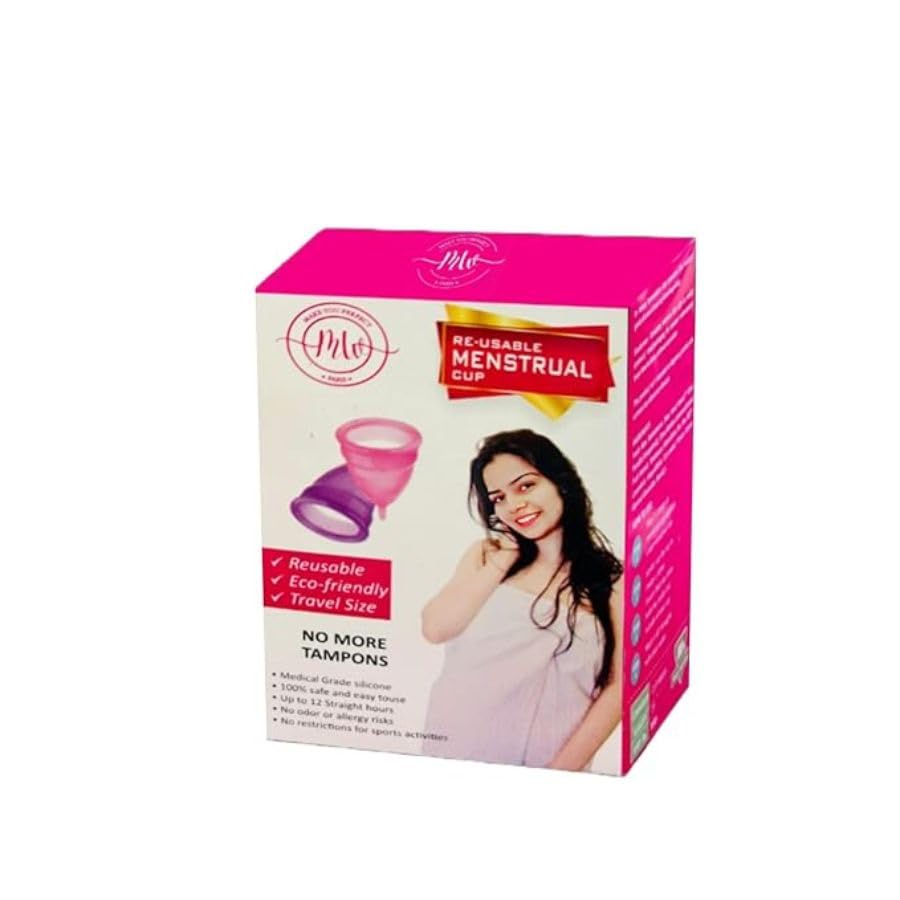 MW PARIS Menstrual Cup for Women with Pouch|Ultra Soft, Odour and Rash Free|100% Medical Grade Silicone |No Leakage | Protection for Up to 8-10 Hours - (Size M) (B0DF2XL5LX) Amazon Price History, Amazon Price Tracker