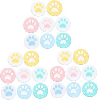 Gatuida 24 Peças Tampa Oscilante Do Interruptor Manoplas De Polegar Tampas De Joystick Capa De Joystick Para Máquina De Jogo Proteção De Joystick Capa De Polegar Para Joystick Tampa